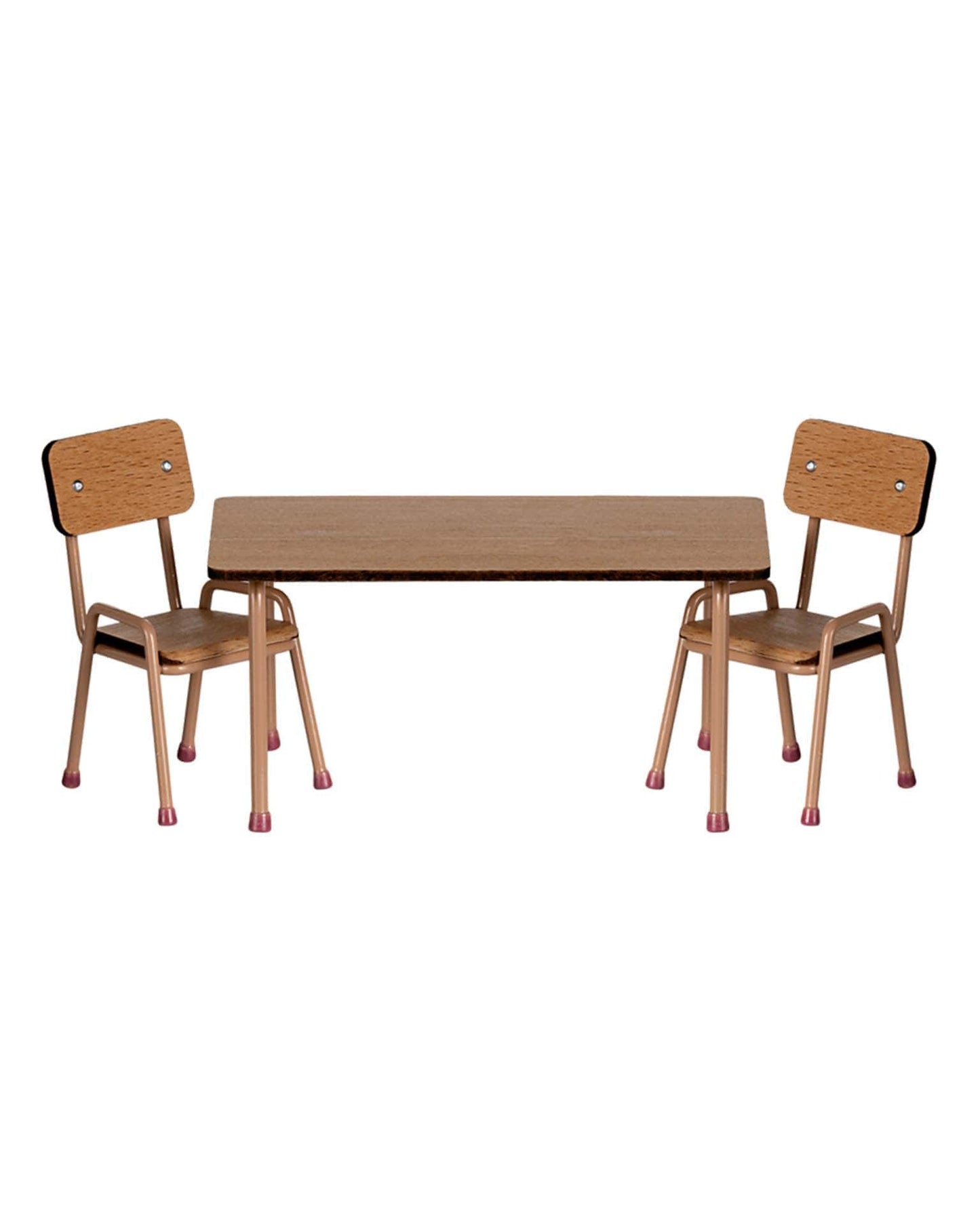 Maileg Mouse Table + Chair Set In Dark Powder