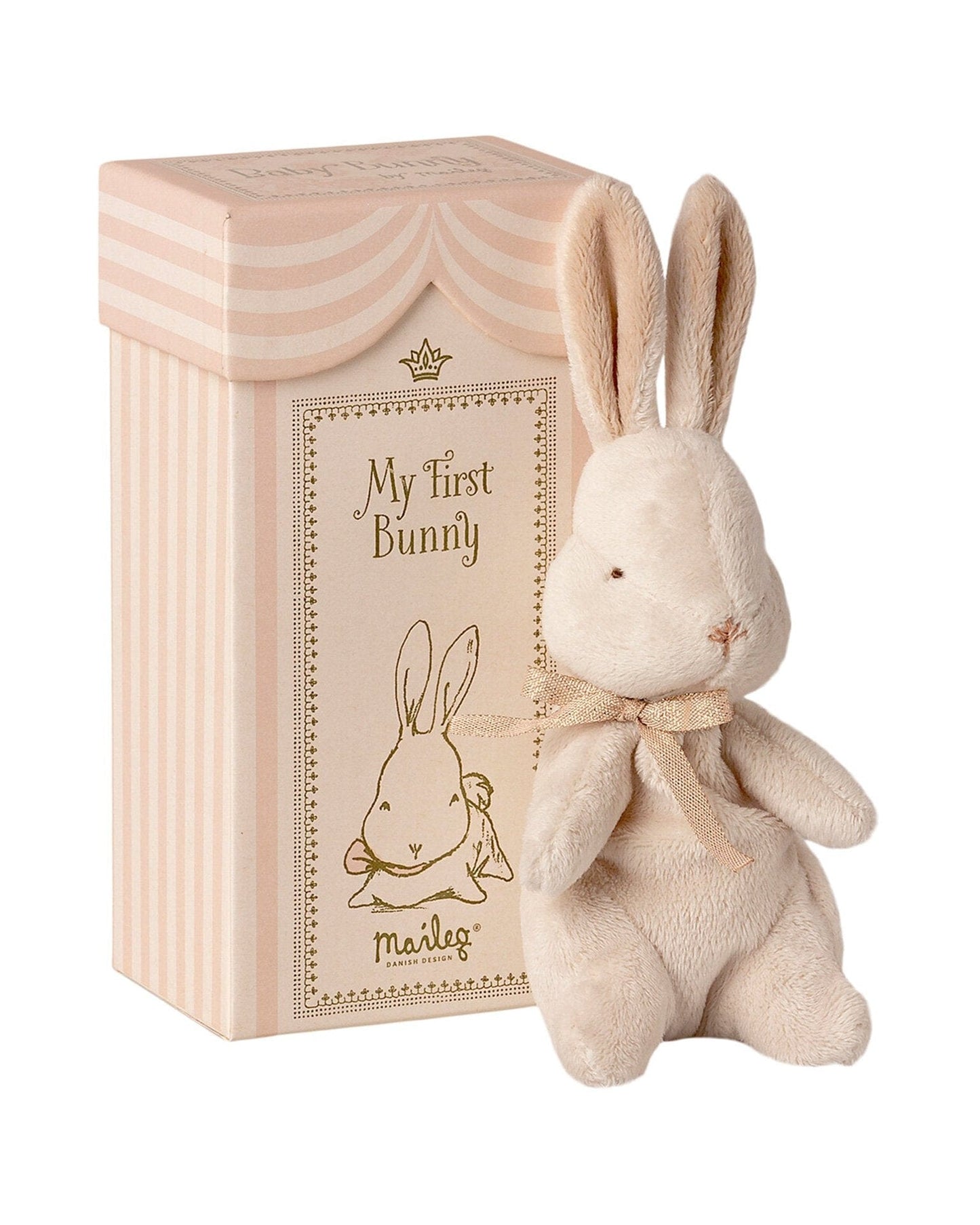 Maileg My First Bunny In Dusty Rose