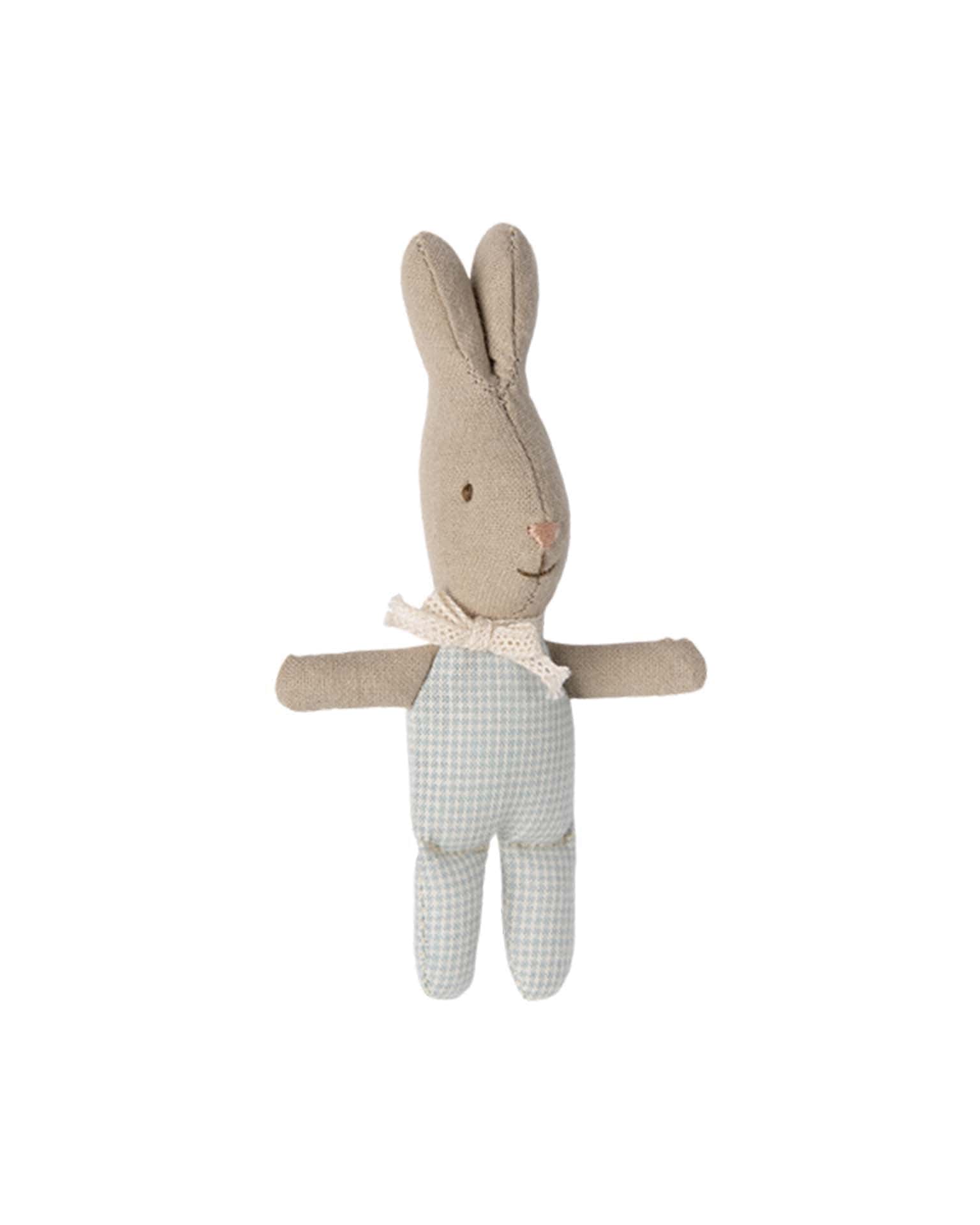 Maileg My Rabbit In Light Blue Check