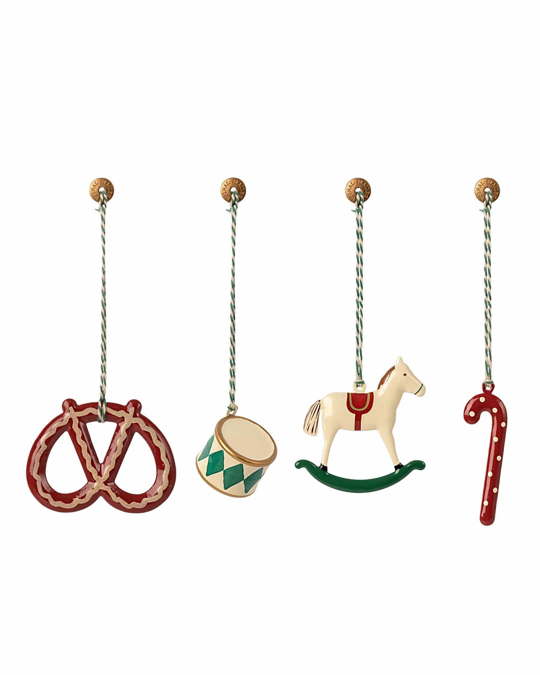Maileg Peter's Christmas Metal Ornament Set