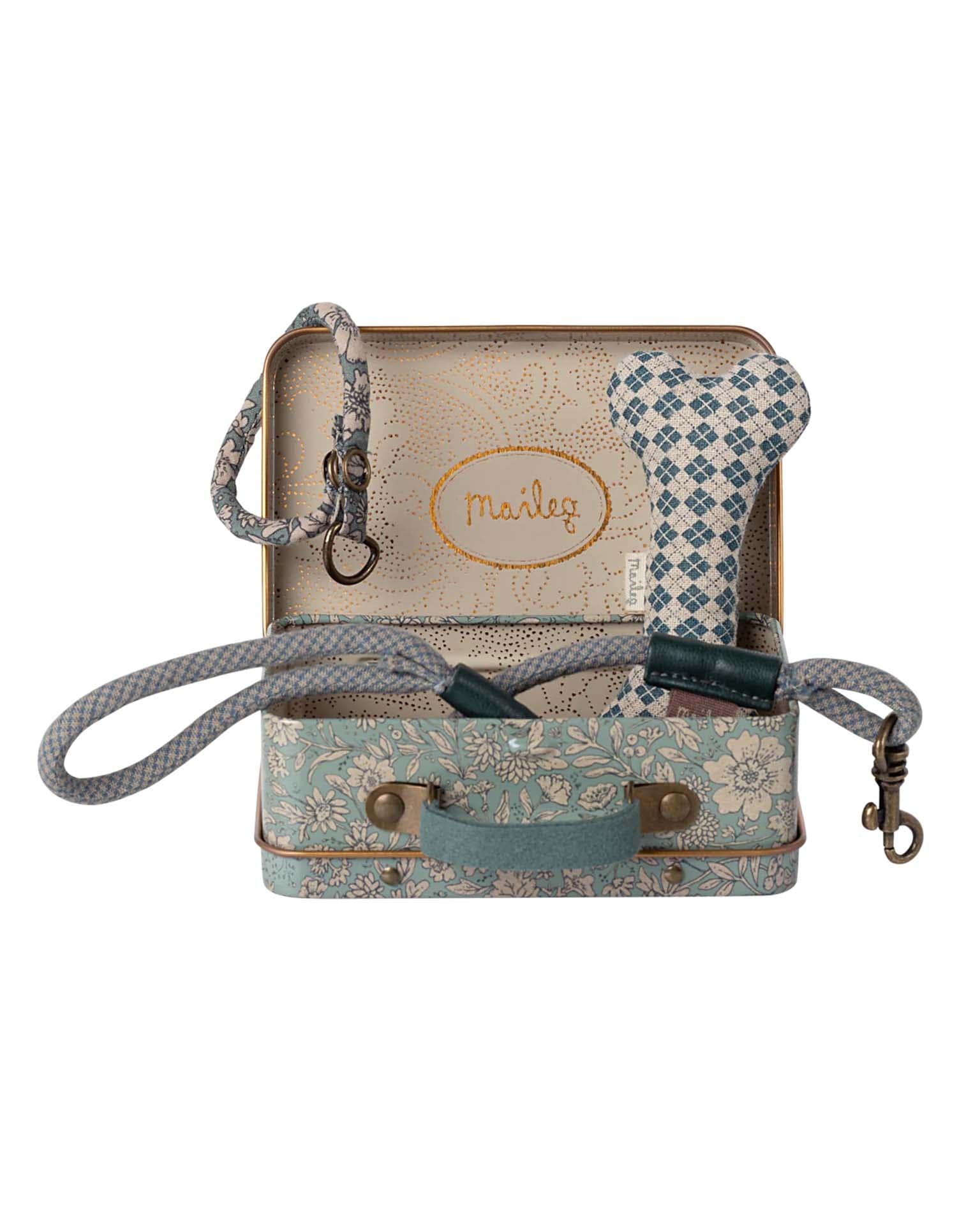 Maileg Puppy Supply Accessories In Blue