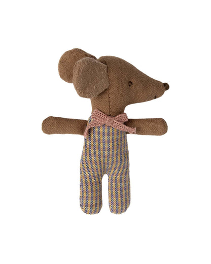 Maileg Rose Sleepy/wakey Baby Mouse In Matchbox