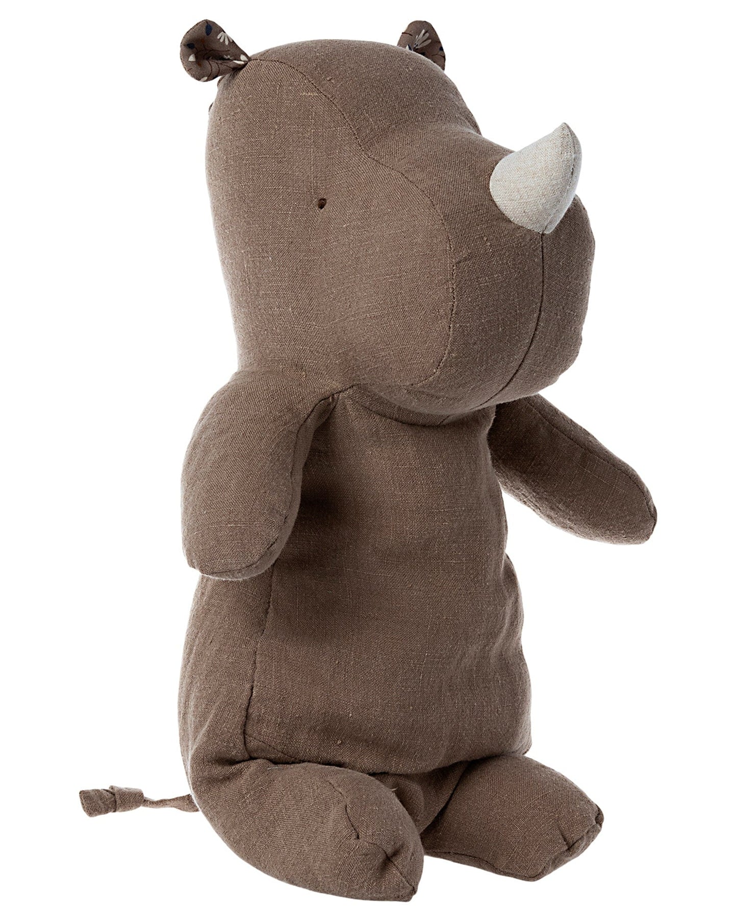 Maileg Safari Friends Medium Rhino In Light Brown