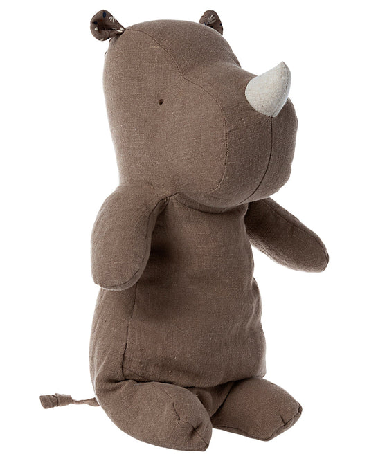 Maileg Safari Friends Medium Rhino In Light Brown