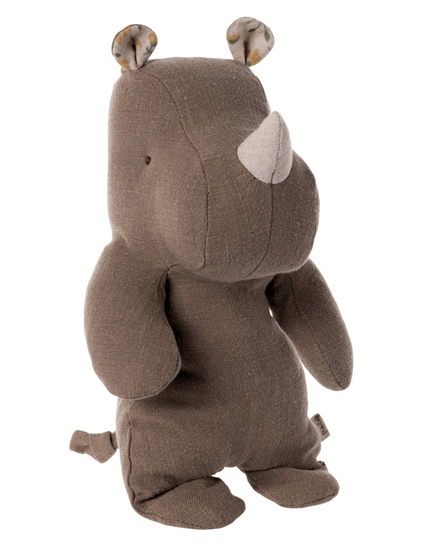Maileg Safari Friends Small Rhino In Chocolate