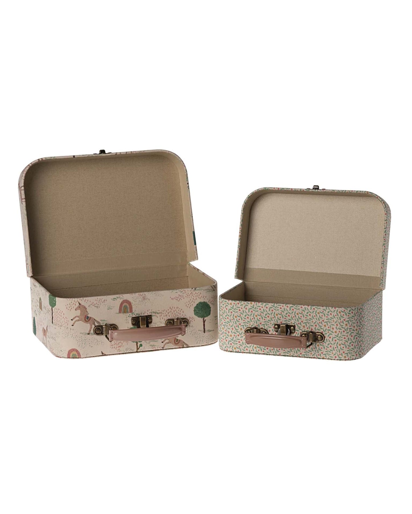 Maileg Set Of 2 Suitcases In Unicorn