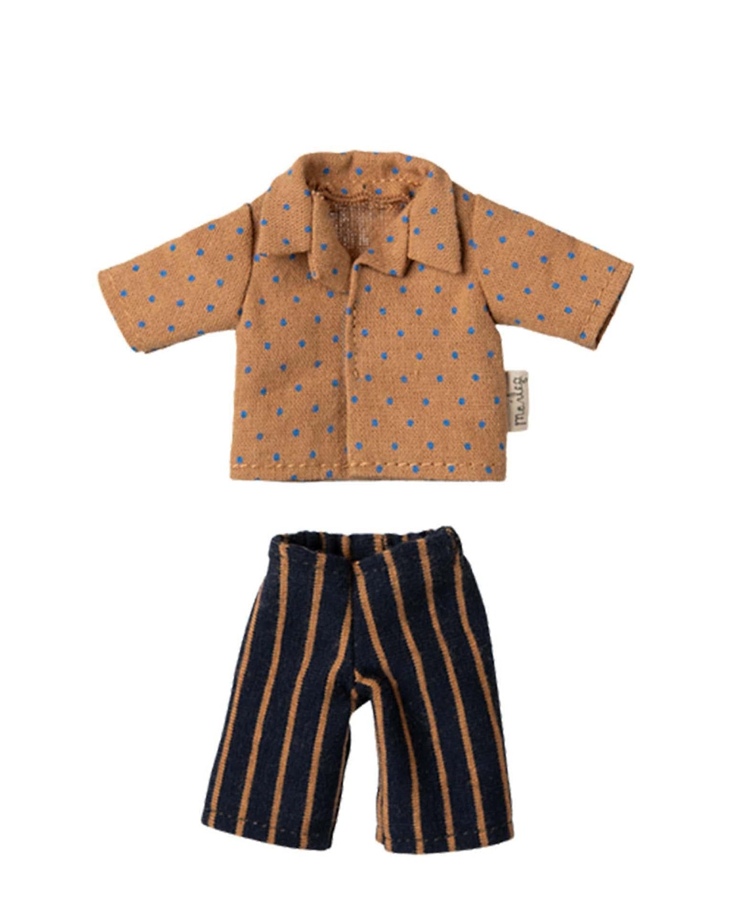 Maileg Shirt And Striped Pants, Dad Mouse