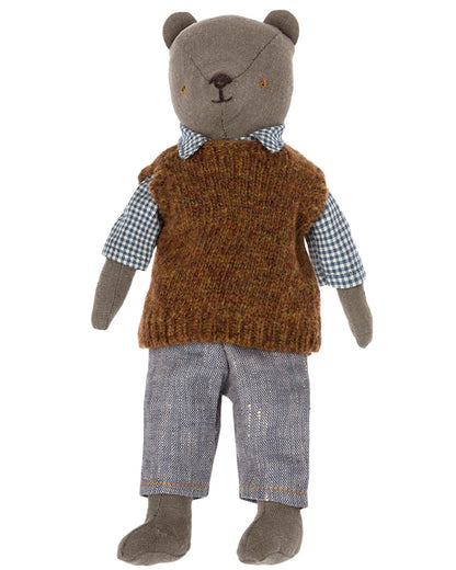 Maileg Shirt, Slipover + Pants For Teddy Dad