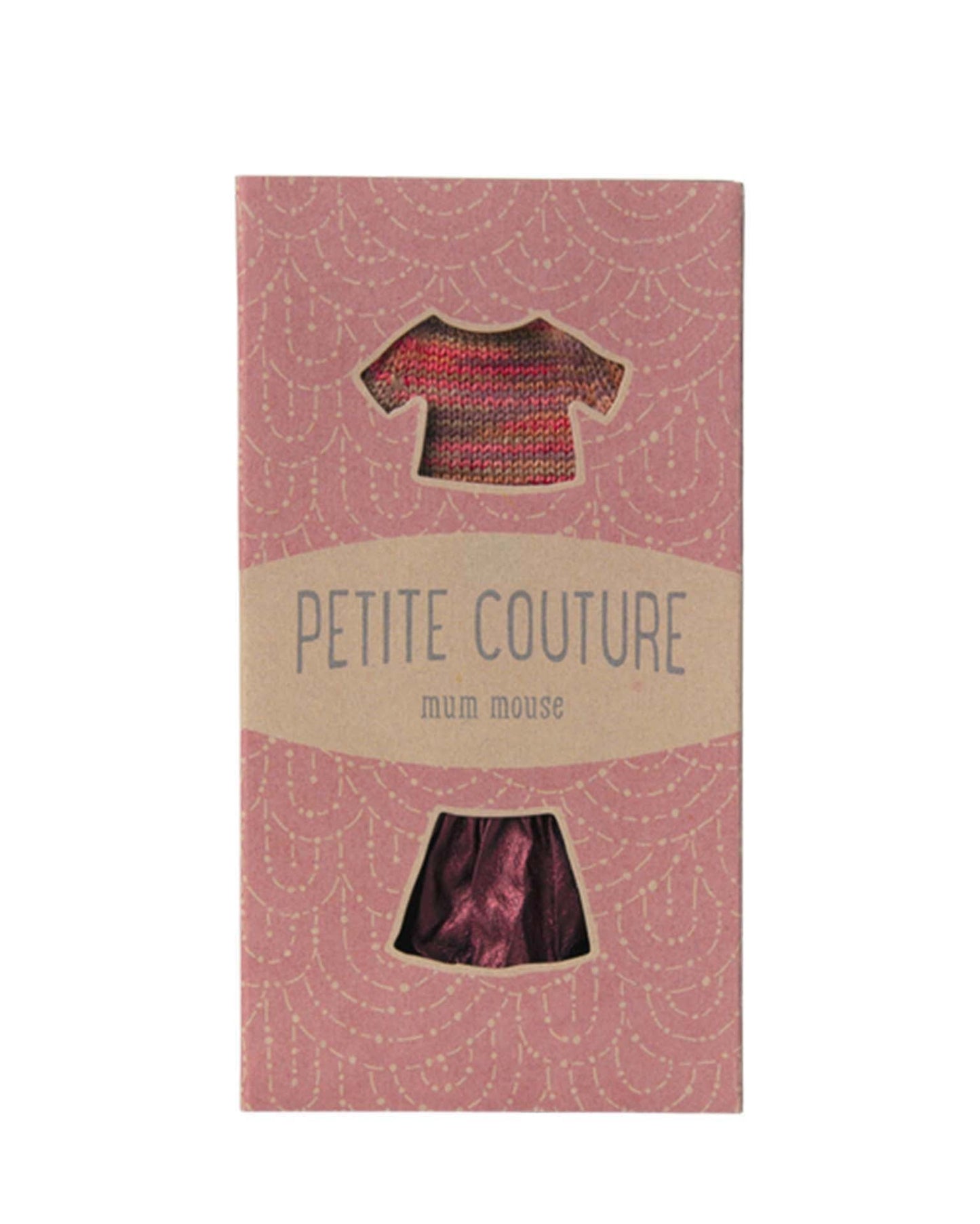 Maileg Skirt And Knitted Blouse, Mum Mouse
