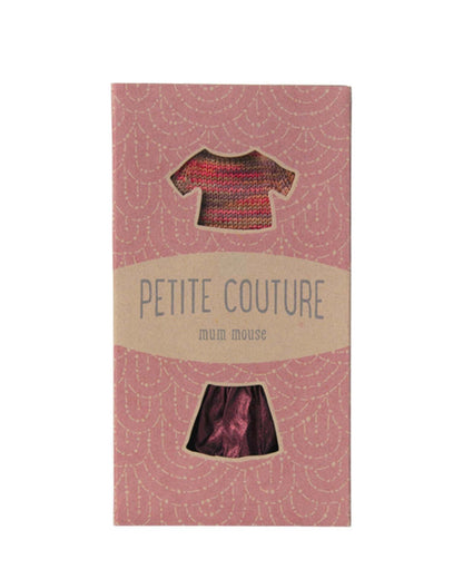 Maileg Skirt And Knitted Blouse, Mum Mouse