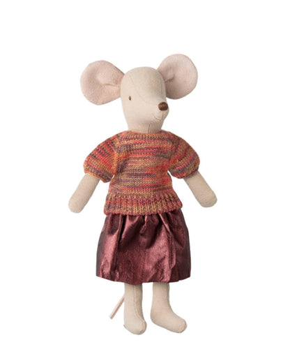 Maileg Skirt And Knitted Blouse, Mum Mouse