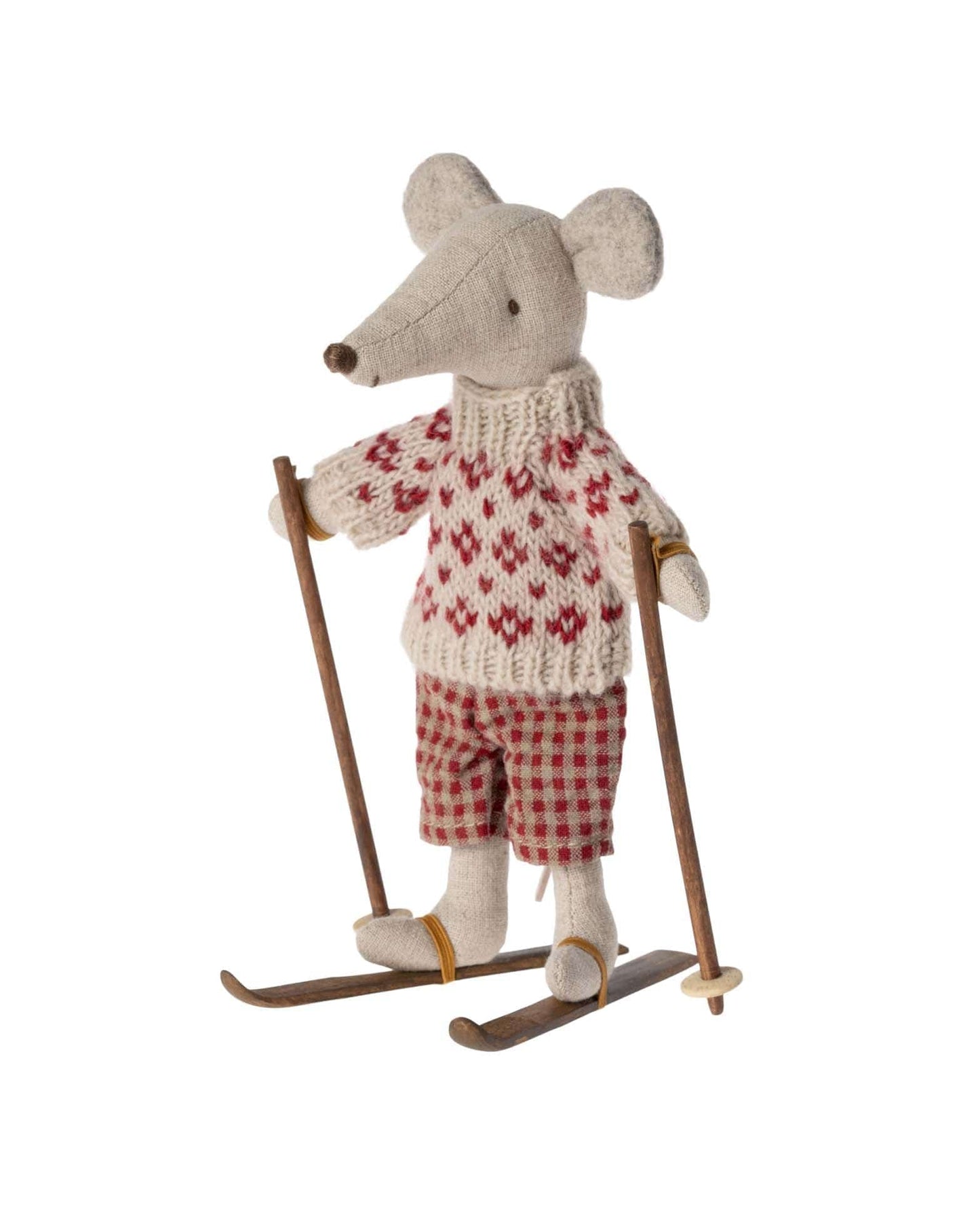 Maileg Skis + Ski Poles For Mum & Dad Mouse