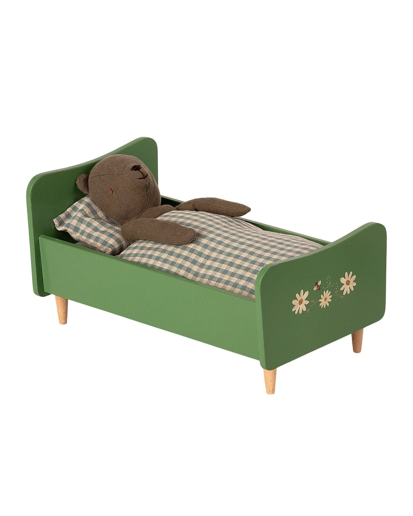 Maileg Teddy Dad Wooden Bed