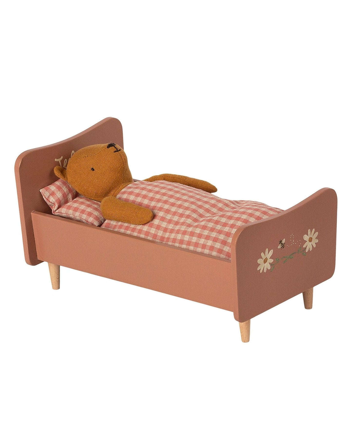 Maileg Teddy Mom Wooden Bed