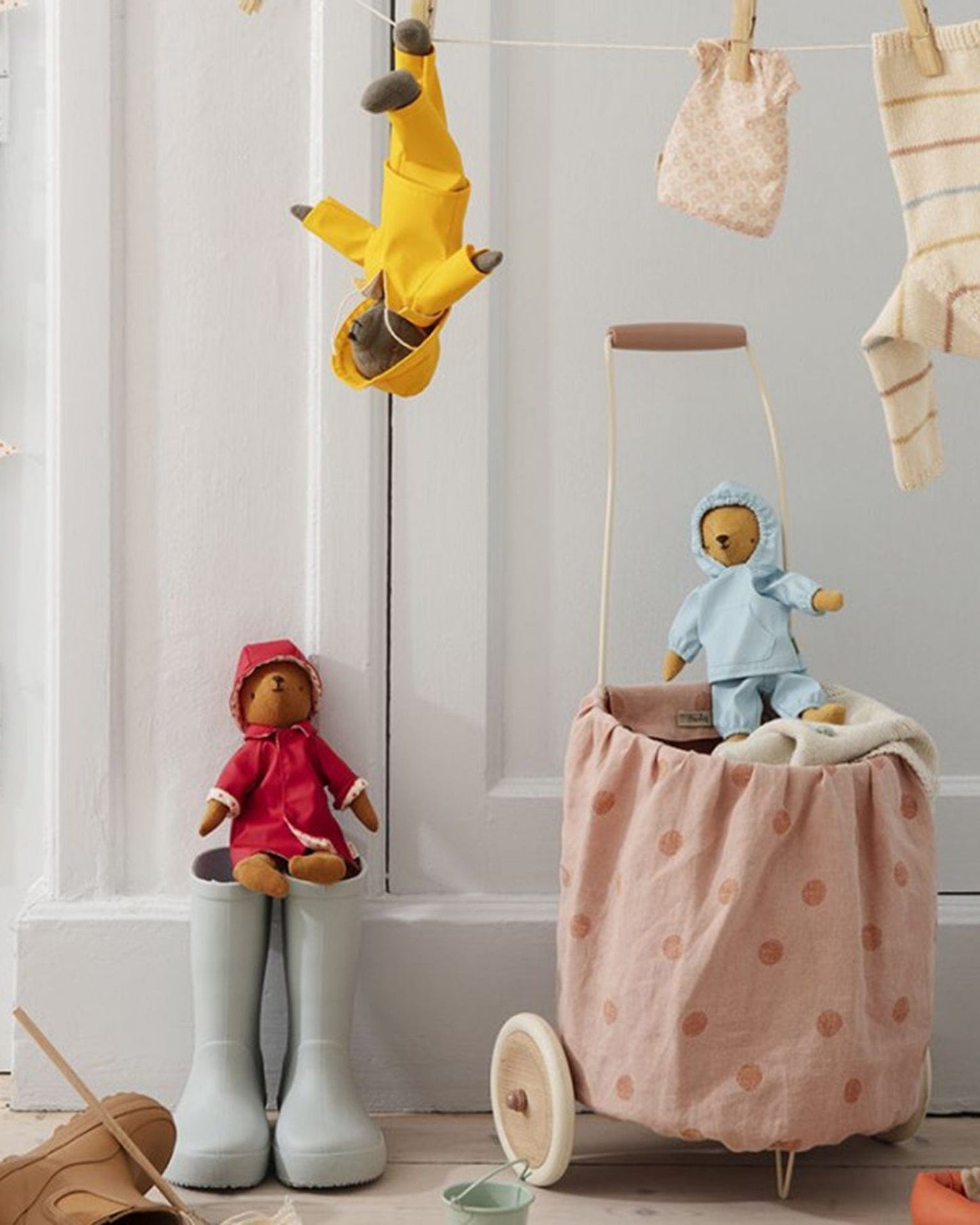 Maileg Teddy Mum Rain Coat With Hat