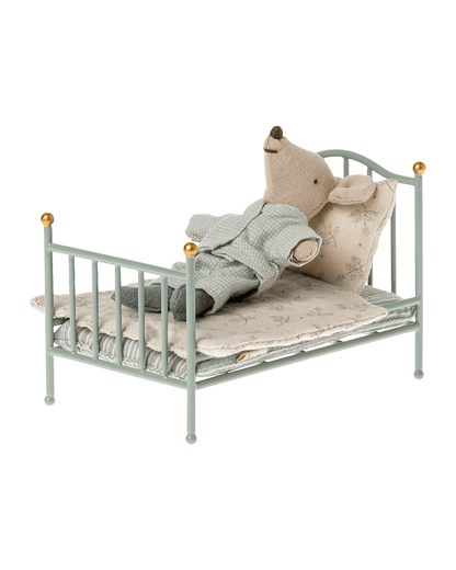Maileg Vintage Mouse Bed In Mint