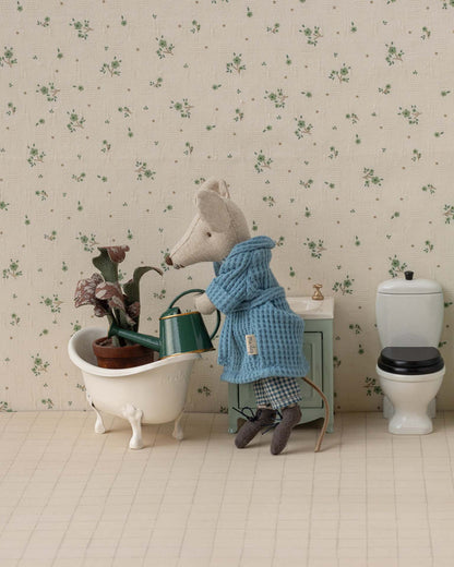 Maileg Watering Can In Dark Green