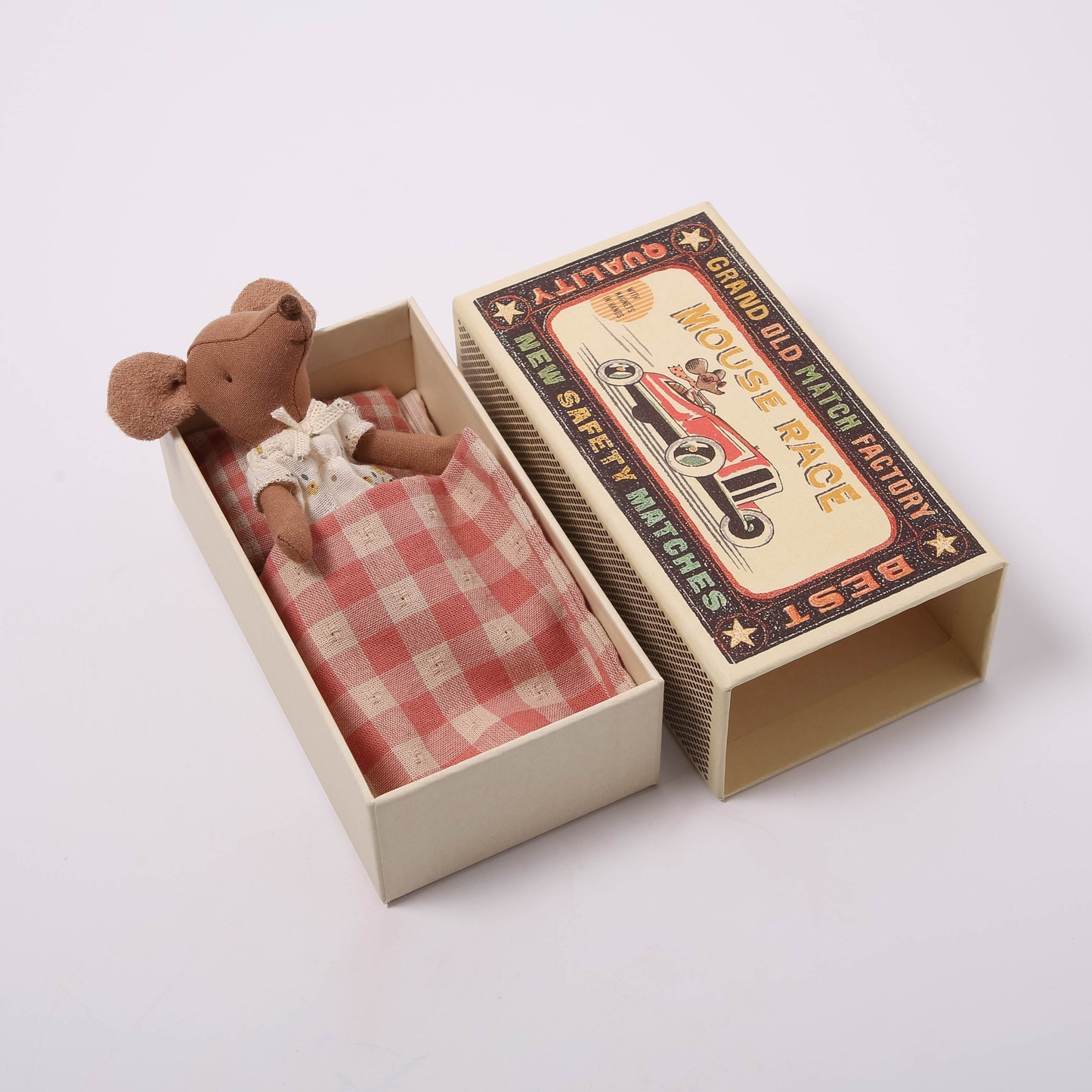 Maileg Big Sister Mouse In Matchbox | Magnets