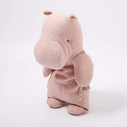 Maileg Safari Friends | Medium Hippo Light Rose