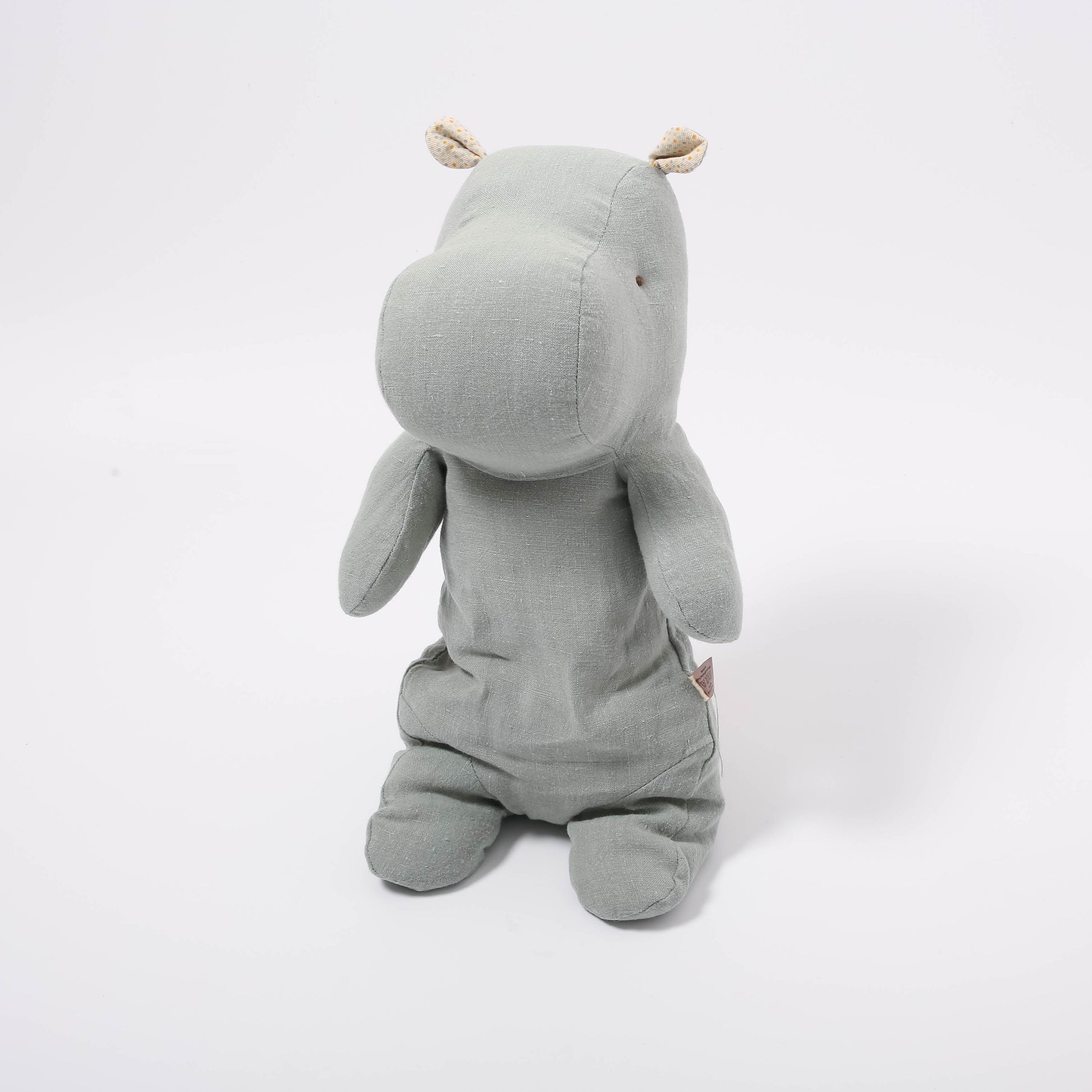 Maileg Safari Friends | Medium Hippo Chinos Green