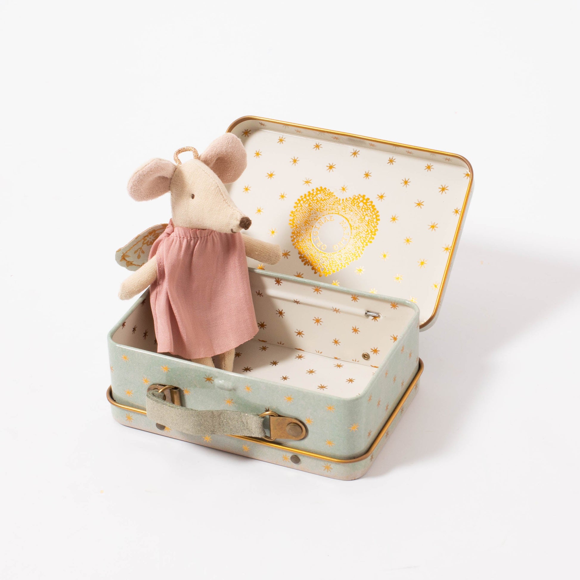 Maileg Angel Mouse In Suitcase