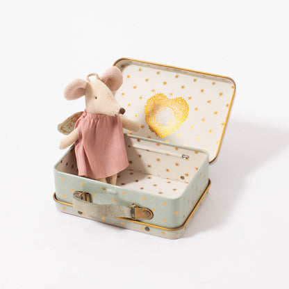 Maileg Angel Mouse In Suitcase