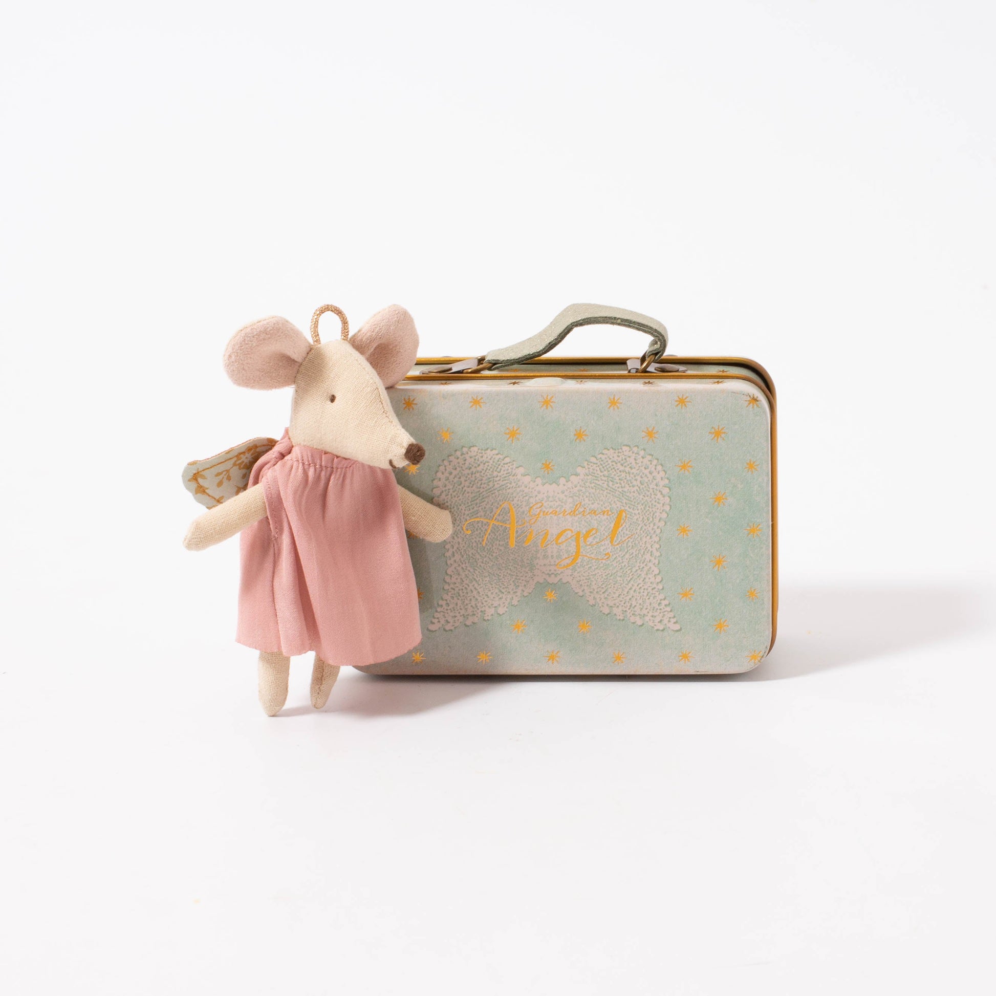Maileg Angel Mouse In Suitcase