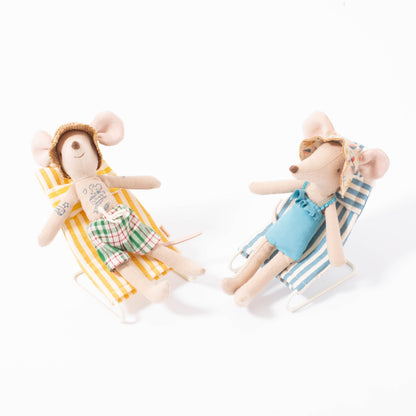 Maileg Beach Chair Set | Mouse