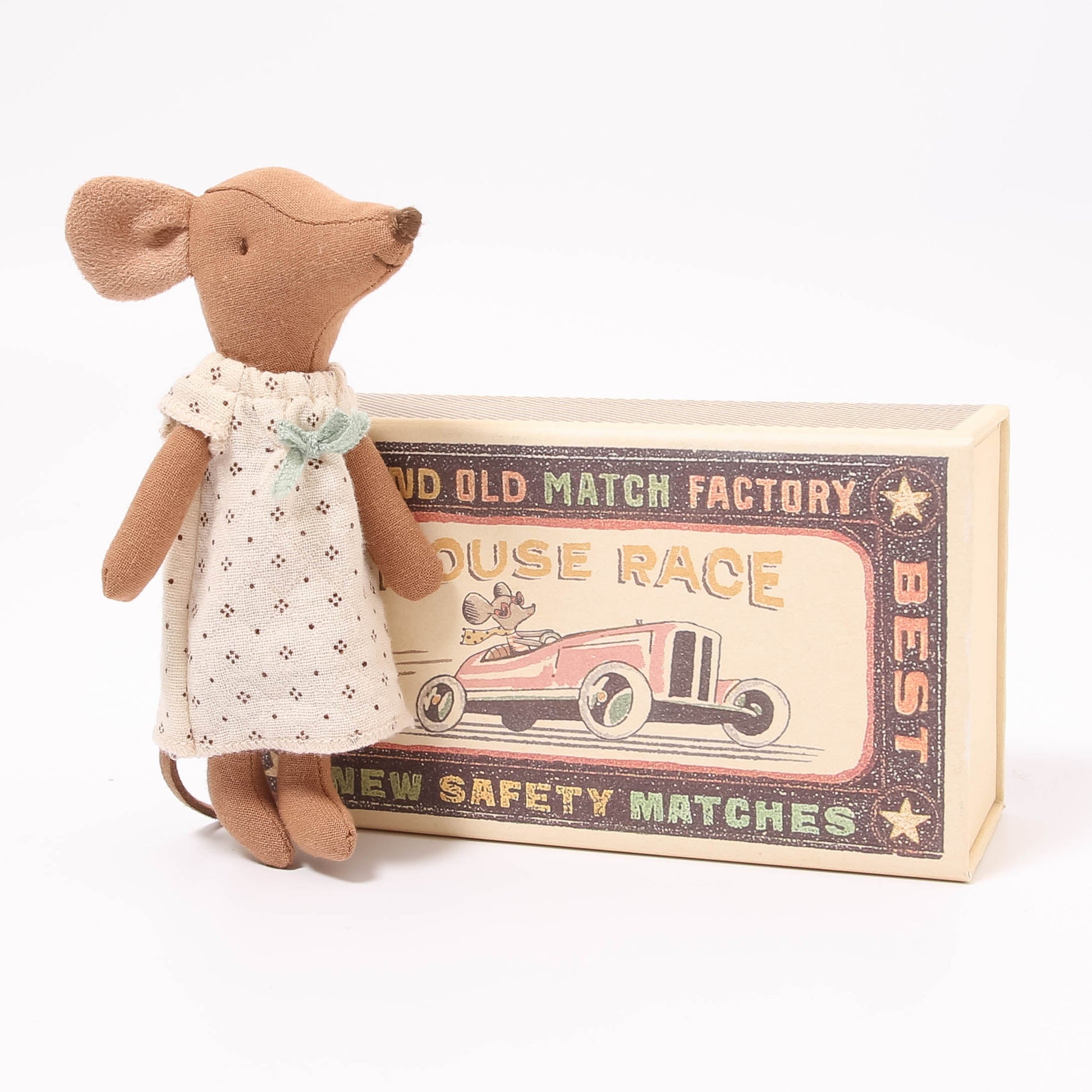Maileg Big Sister Mouse In Matchbox | No Magnets