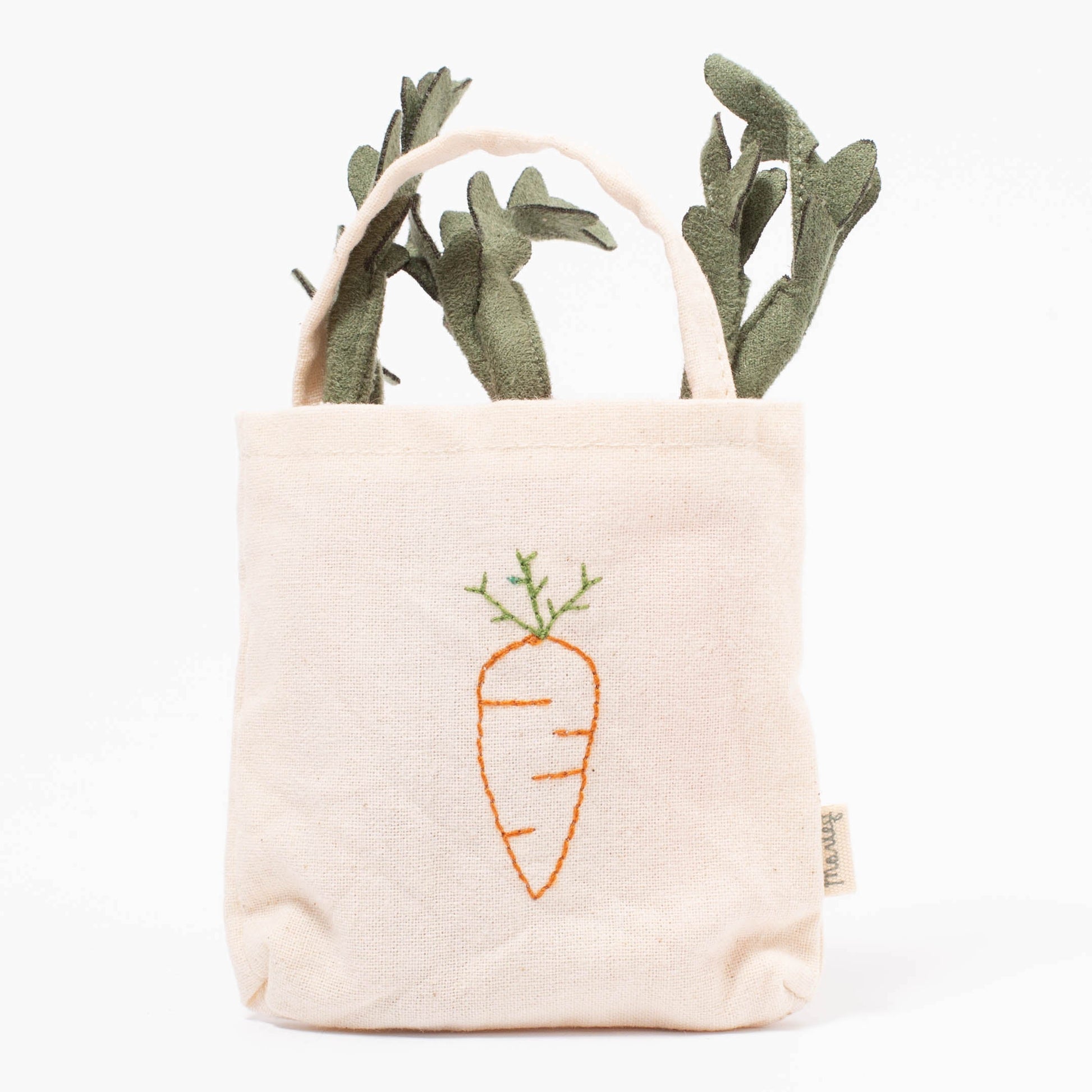 Maileg Carrots In Shopping Bag | Mini