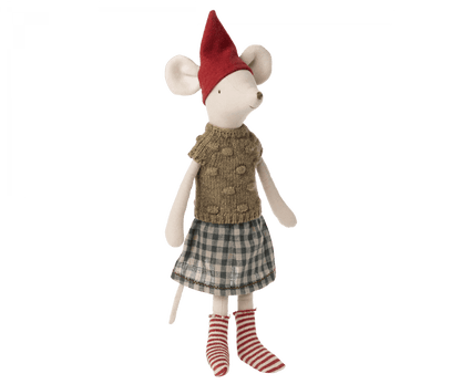  Maileg - Christmas Mouse, Medium - Girl