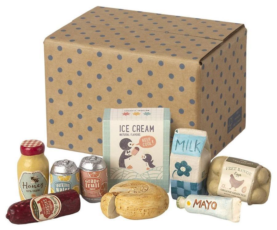  Maileg - Fridge + Food Bundle