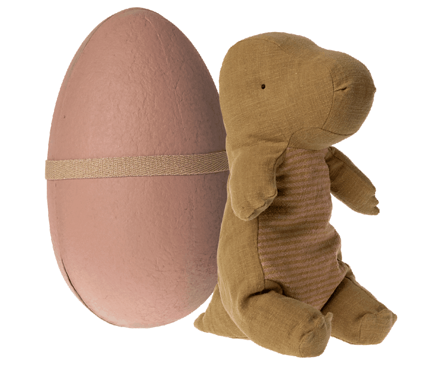  Maileg - Gantosaurus In Egg, Medium - Dark Ocher