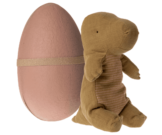  Maileg - Gantosaurus In Egg, Medium - Dark Ocher