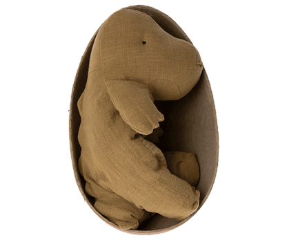  Maileg - Gantosaurus In Egg, Medium - Dark Ocher