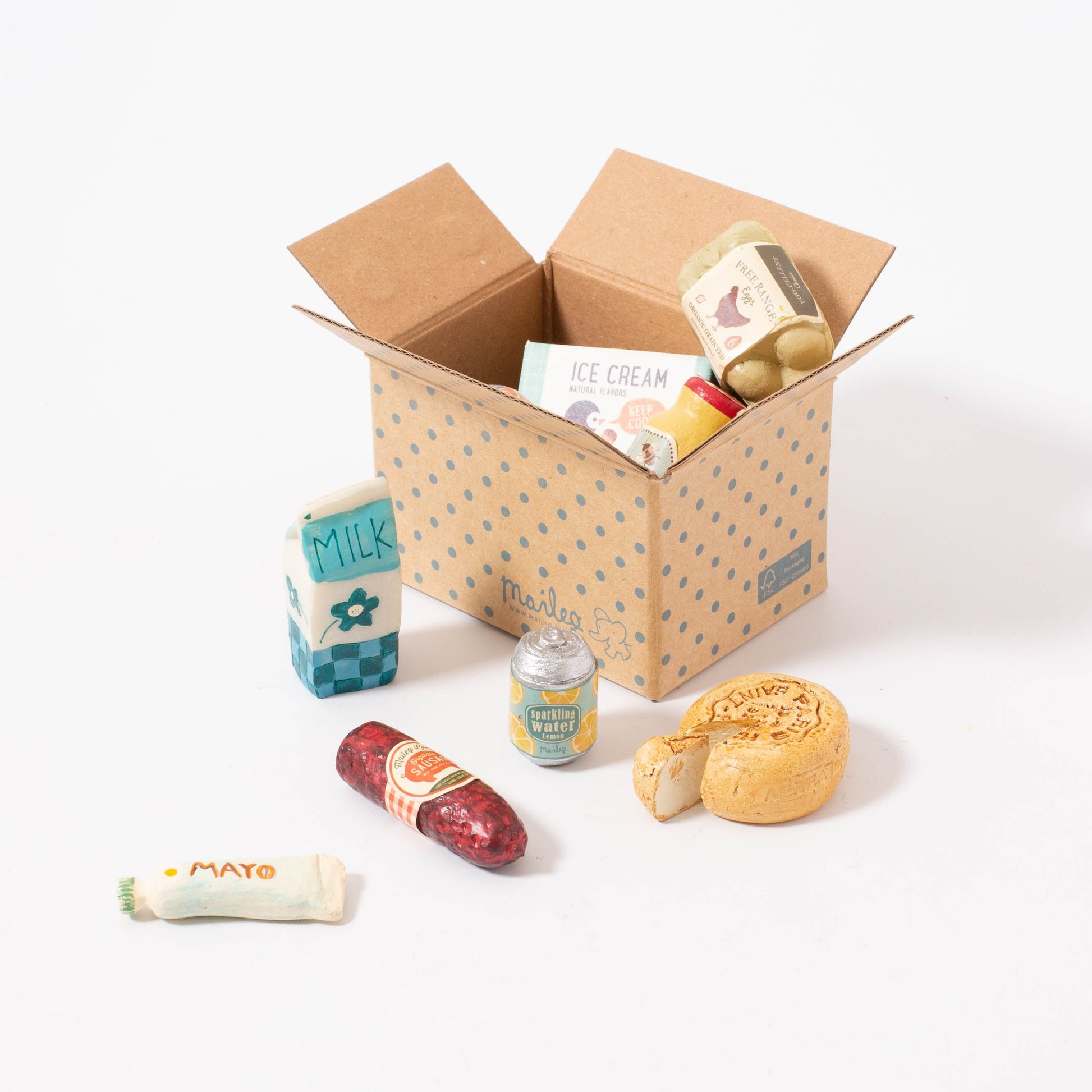 Maileg Miniature Grocery Box