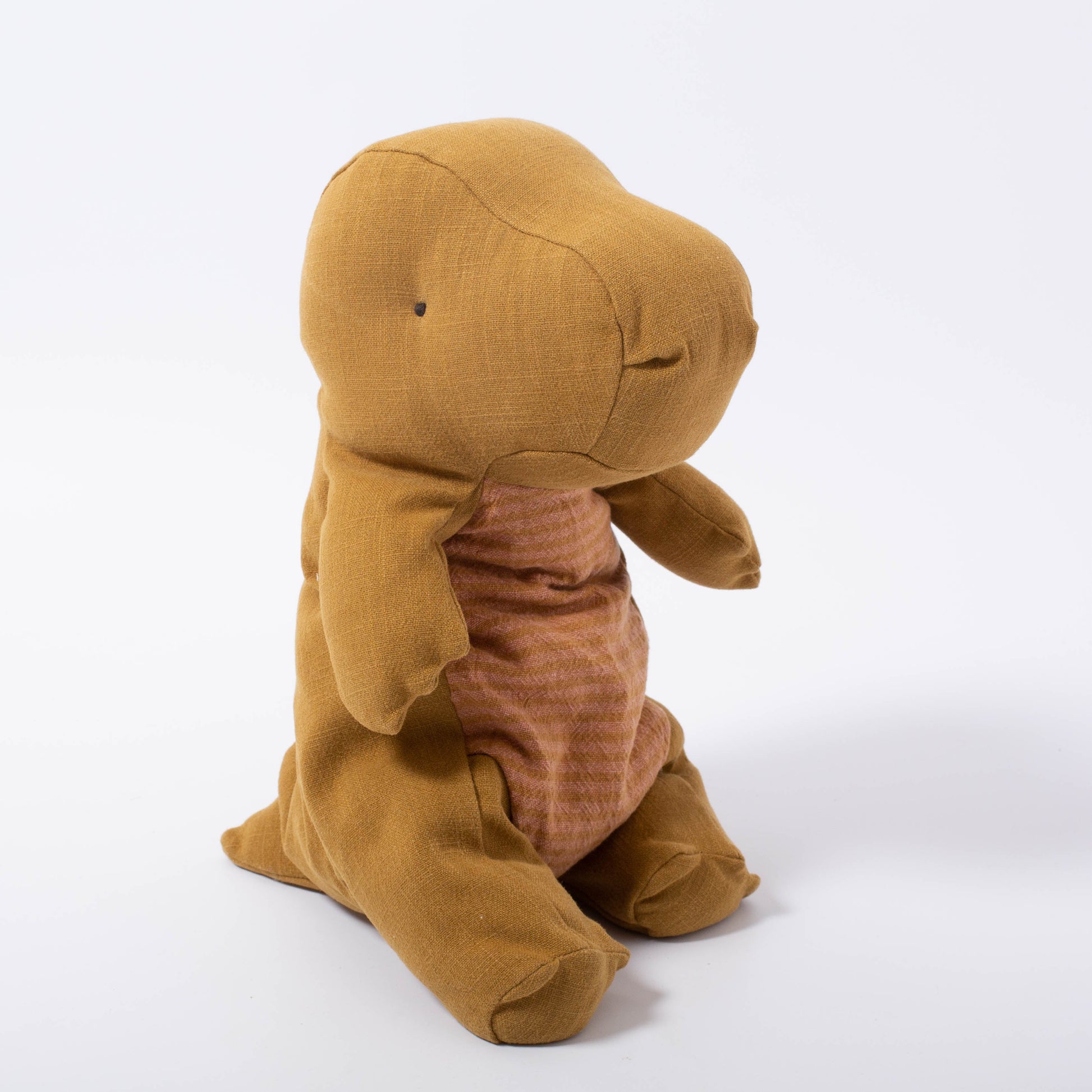 Maileg Gantosaurus In Egg Medium | Dark Ochre