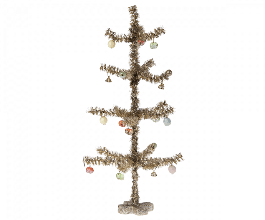  Maileg - Miniature Christmas Tree, Gold 9in