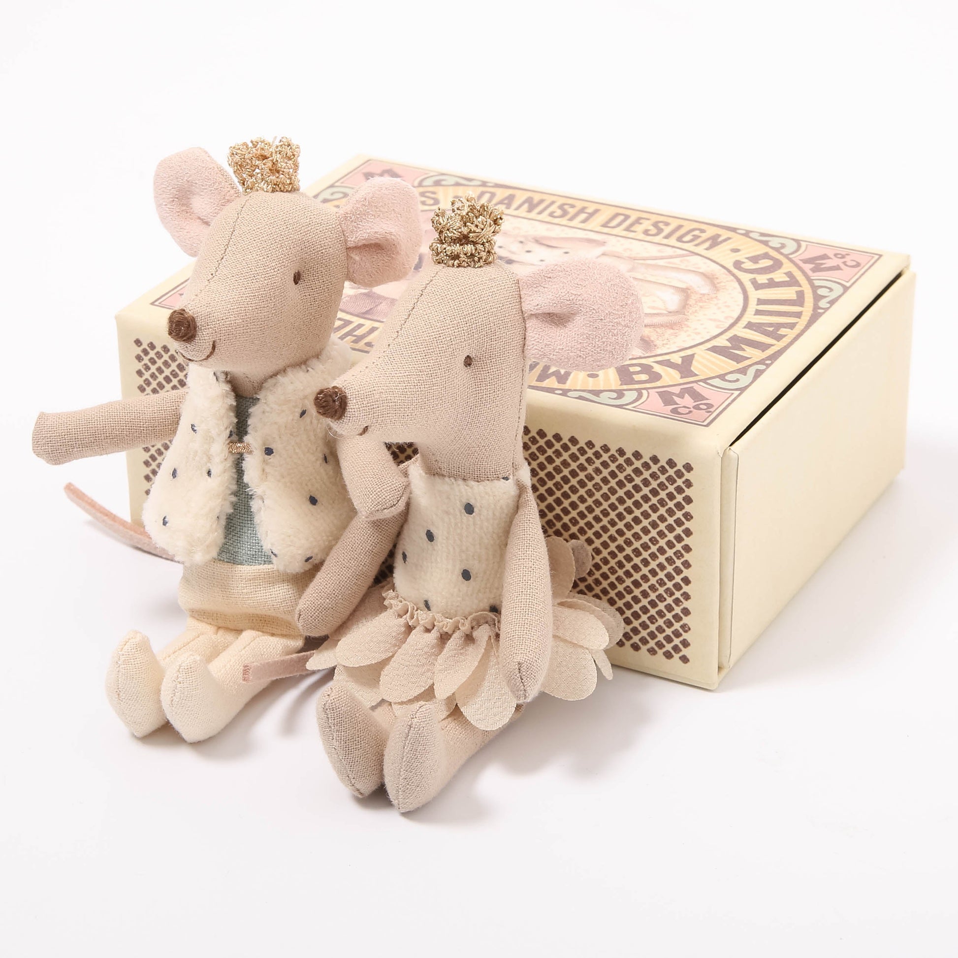 Maileg Royal Twins In Matchbox