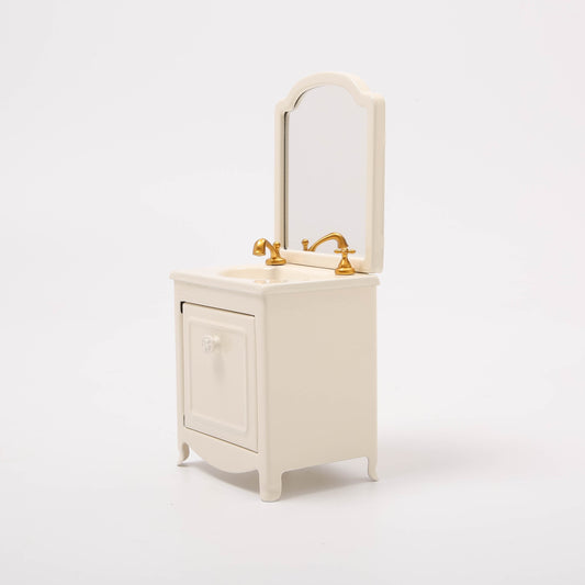 Maileg Sink Dresser, Mouse | Off-White