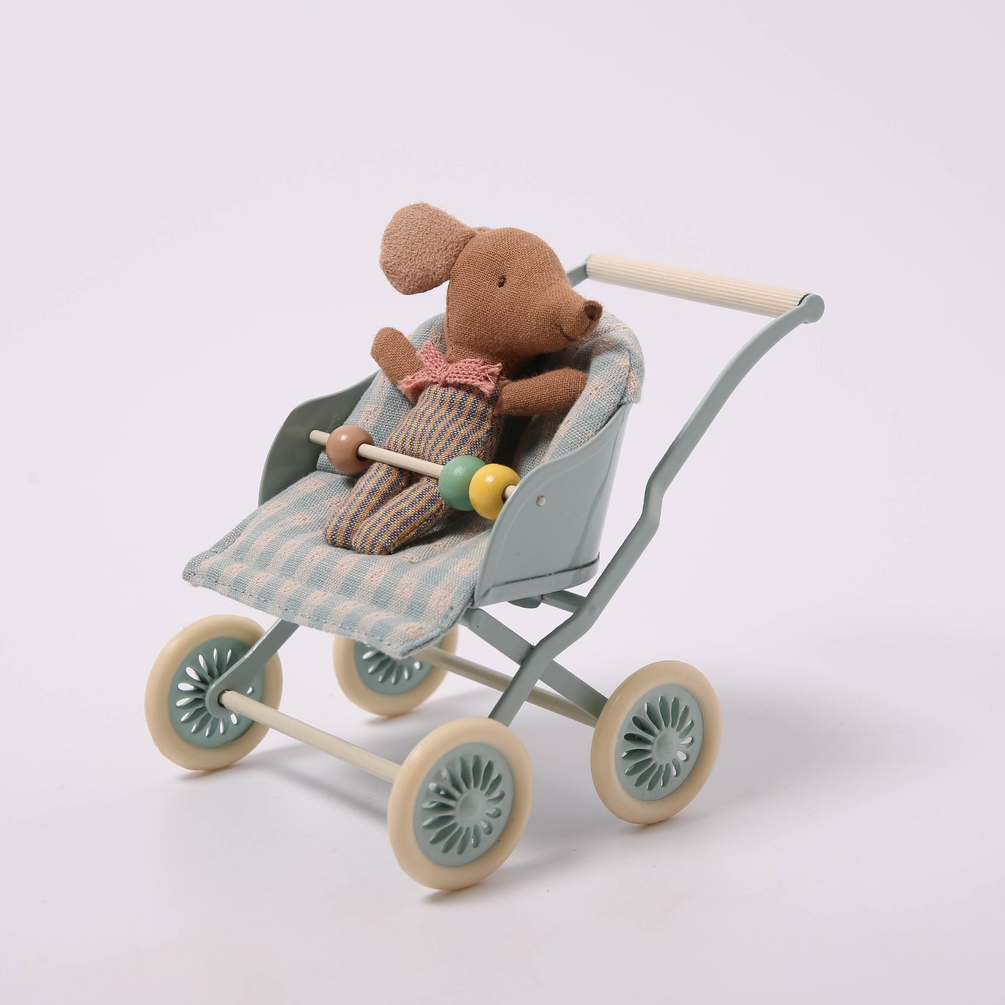 Maileg Sleepy Wakey Baby Mouse In Matchbox | Rose