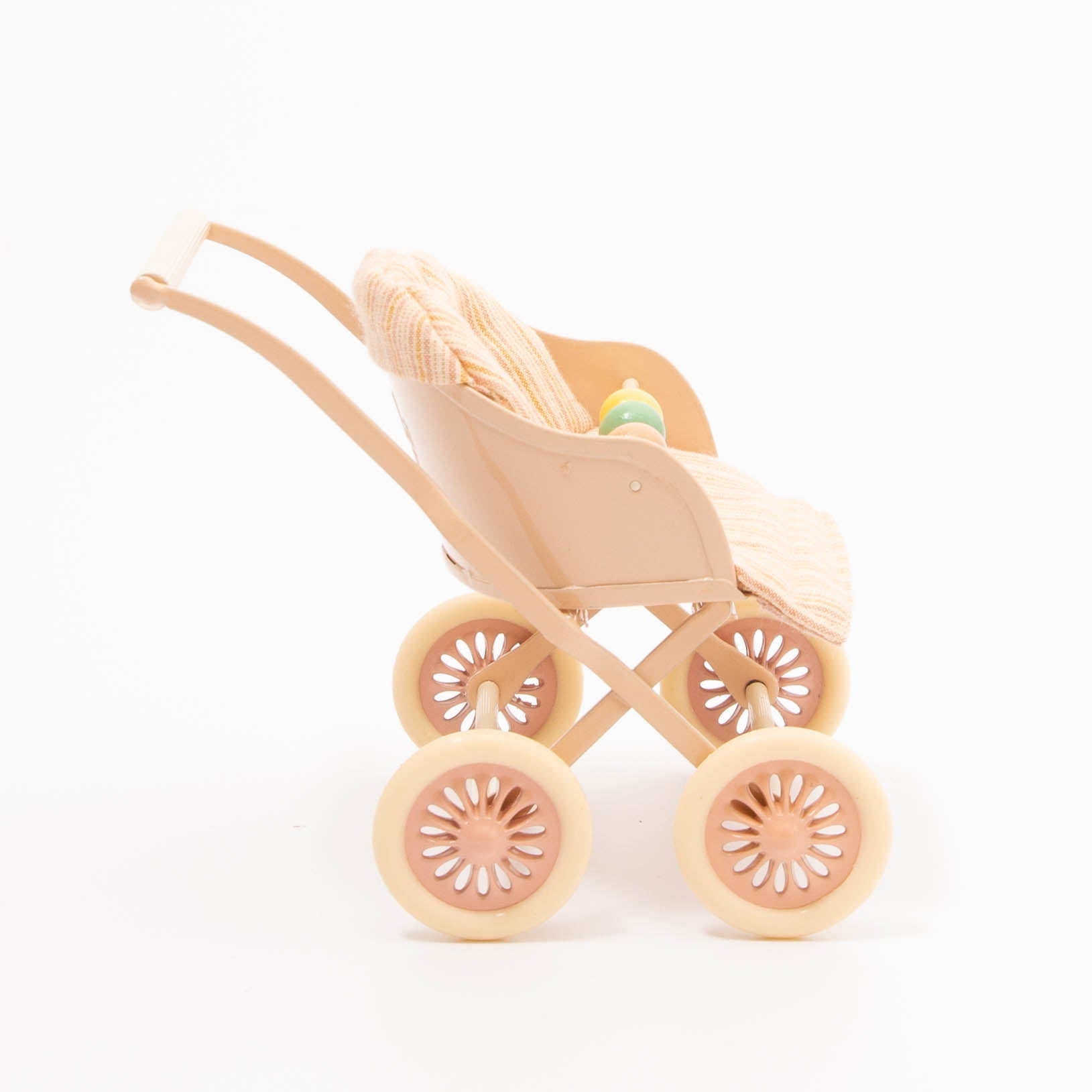 Maileg Stroller Baby Mice | Rose