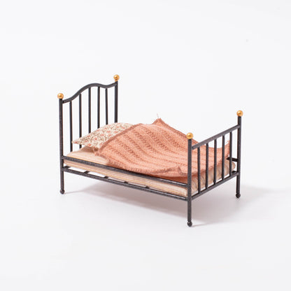 Maileg Vintage Bed, Mouse | Anthracite