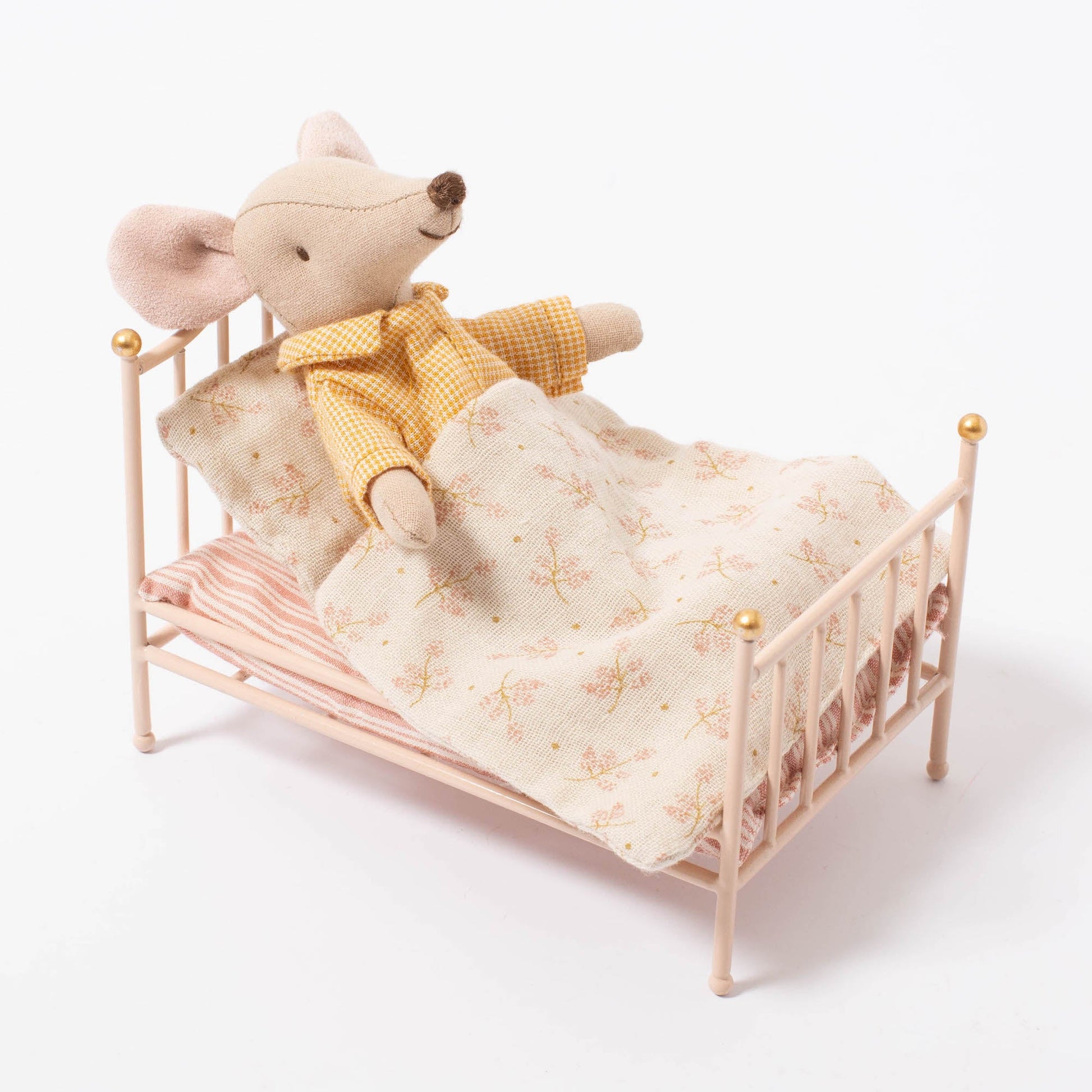 Maileg Vintage Bed Mouse | Rose